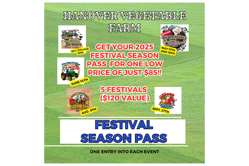 2025 Hanover Vegetable Farm Festival Series - Season Passes