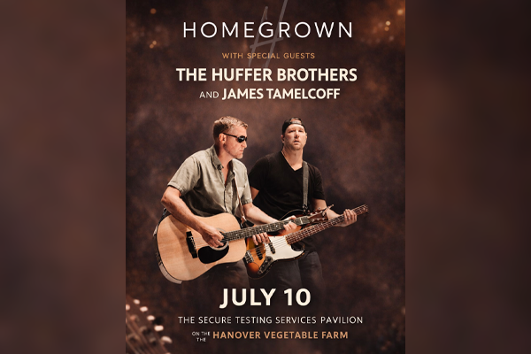 DOTF Concert Series - Homegrown with The Huffer Brothers and James Tamelcoff - Friday July 10, 2026, gates 5:30pm