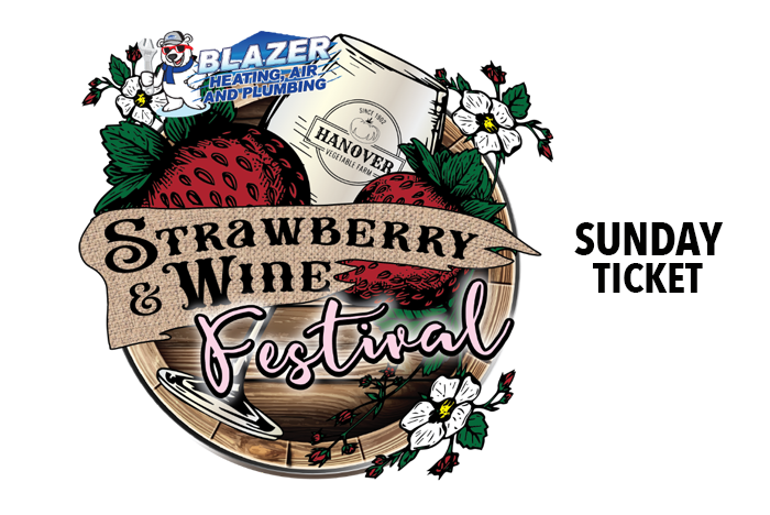 The Blazer Heating, Air, and Plumbing Strawberry & Wine Festival - SUNDAY May 12, 2024, doors 11am