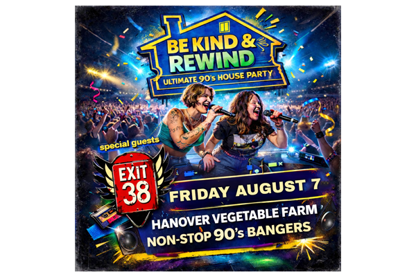 DOTF Concert Series - Be Kind & Rewind w/ Exit 38 - Friday August 7, 2026, gates 5:30pm