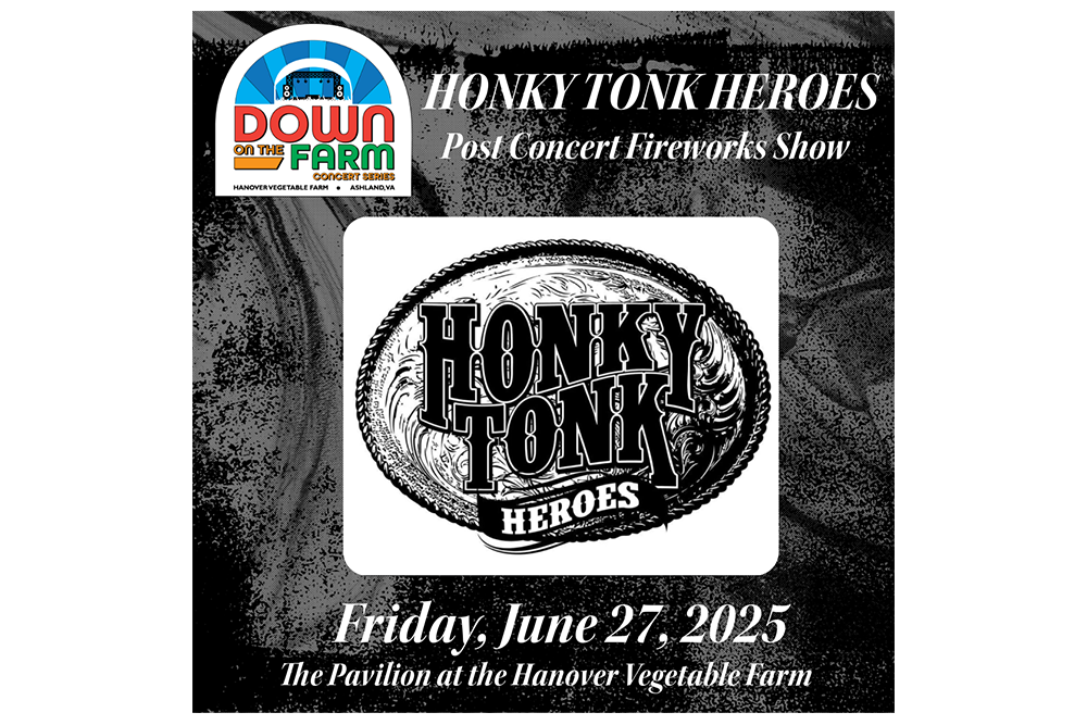 DOTF Concert Series - Honky Tonk Heroes (with post-show fireworks!) - Friday June 27, 2025, gates 5:30pm