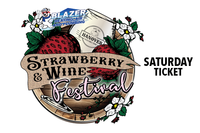The Blazer Heating, Air, and Plumbing Strawberry & Wine Festival - SATURDAY May 11, 2024, doors 11am